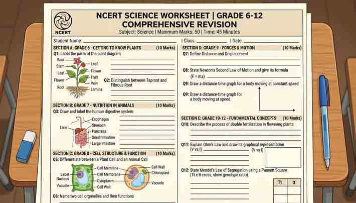 NCERT Worksheet Store